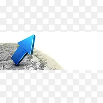 互联网地球地图箭头背景banner