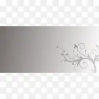 简约灰色花纹