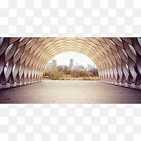 创意建筑摄影背景