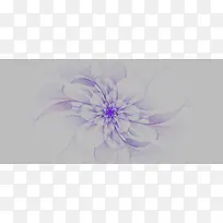 紫色手绘花朵背景图