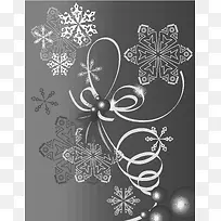 圣诞节花纹圣诞线稿元素底纹