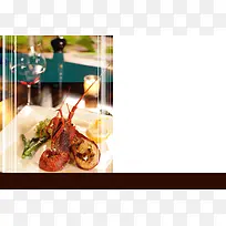 海鲜料理龙虾美食画册