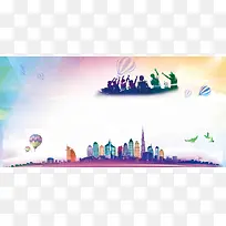 我们毕业啦创意海报