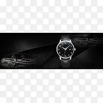 手表促销季品牌黑色背景
