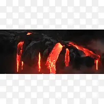 火山背景