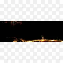 黑色黑金高端地产banner