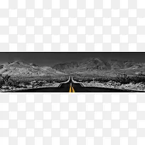 高速公路banner创意设计