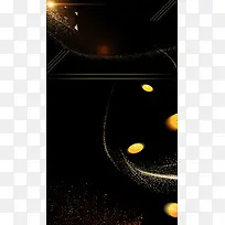 黑金投资理财海报背景psd