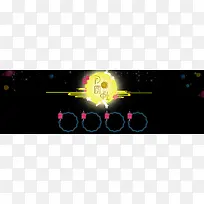 淘宝天猫中秋节中国风电商黑色banner