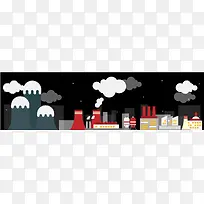 化工banner矢量背景