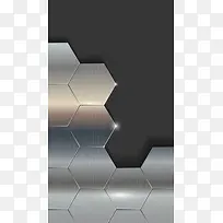 几何炫彩H5背景