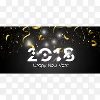 2018黑金创意banner
