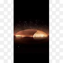 大气都市星空商业H5背景