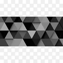 黑白菱形几何切割背景