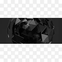黑色立体方块