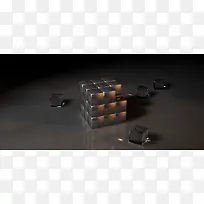 玻璃质感魔方