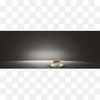 黑色渐变咖啡背景