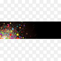 色彩炫彩个性背景banner