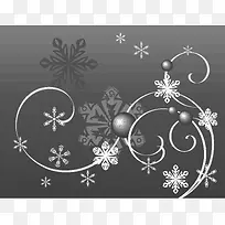 圣诞节花纹圣诞元素底纹设计背景