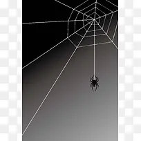 黑色蜘蛛网背景素材