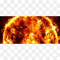 太阳燃烧背景图
