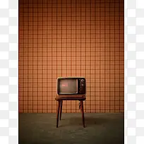 复古电视机背景素材