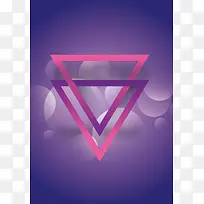 紫色渐变几何拼接矢量背景