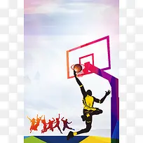 篮球社团招新海报背景素材