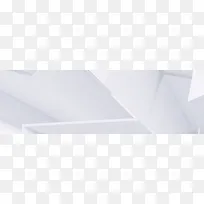 白色几何商务背景banner