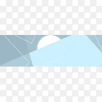 时尚简约几何图形海报banner
