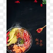 湖南美食特色美食螺蛳粉宣传