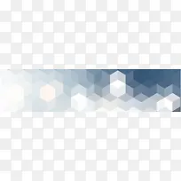 六边形马赛克背景banner