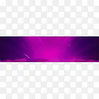 紫色立体背景banner