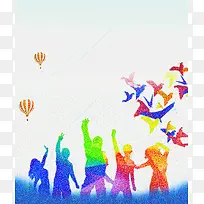 高考加油创意海报