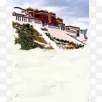 秋季西藏旅游宣传设计