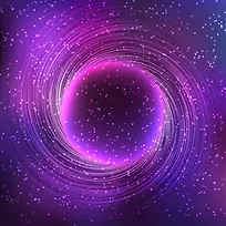 梦幻紫色星空螺旋背景