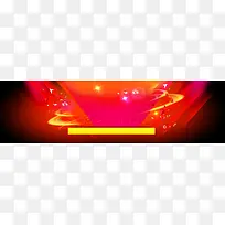 淘宝红色婚庆舞台banner