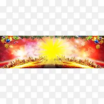 梦幻发散铃铛背景