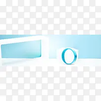 蓝色海报banner背景