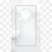 几何简约白色海报广告H5背景