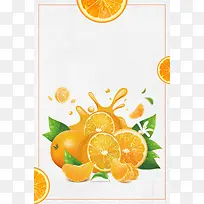 橘子熟了水果宣传推广