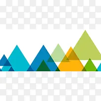 三角形banner背景