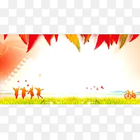 创意毕业季海报素材背景