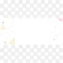 扁平化几何背景banner装饰
