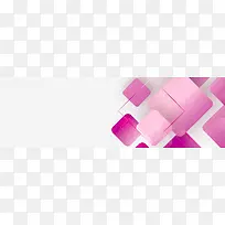 粉色商务科技几何背景banner