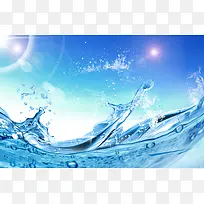 水花水珠背景
