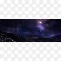 梦幻星空背景