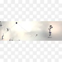 大气淘宝高仿真丝披肩背景banner