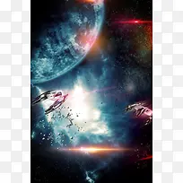 太空题材电影宣传海报