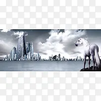 房地产商务广告banner